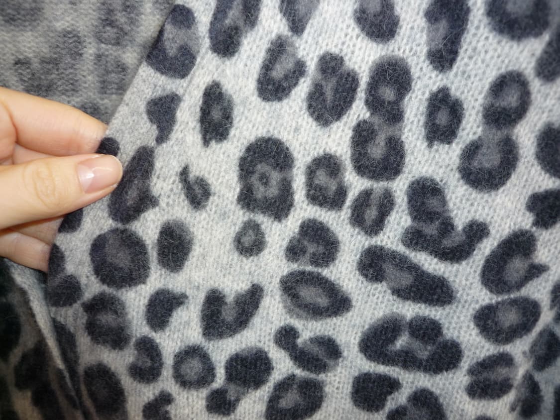 leopard slim fit cardigan 상품이미지5