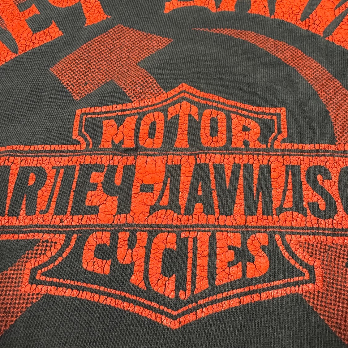 빈티지 90s Harley Davidson 할리데이비슨 러시아 티셔츠 상품이미지6