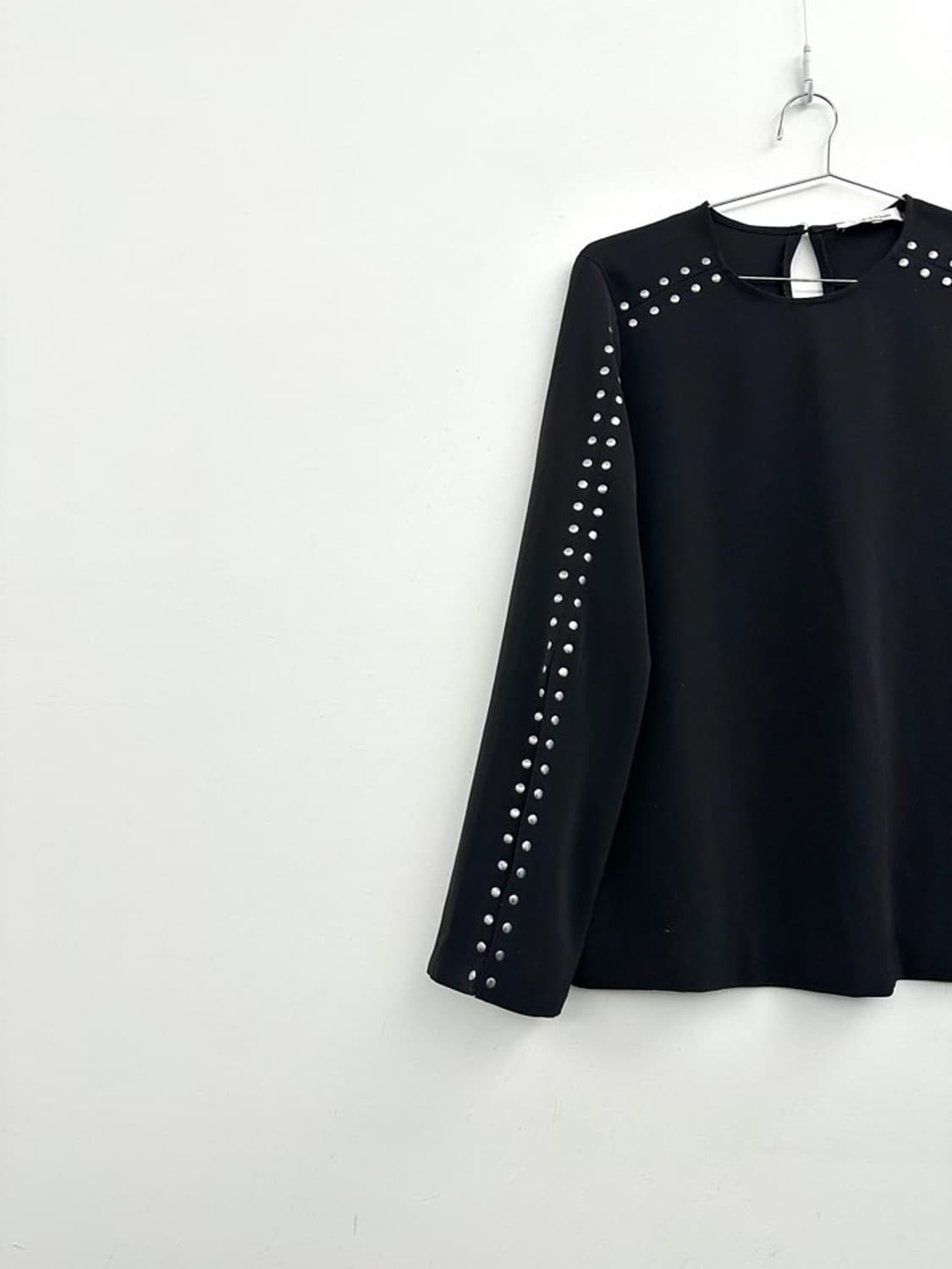 CALVIN KLEIN stud open top / black 상품이미지5