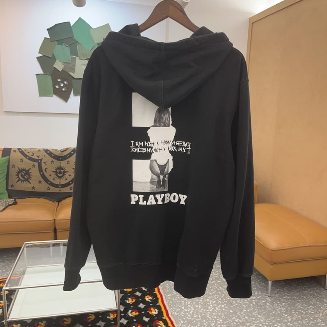 아임낫어휴먼비잉X플레이보이 올드스쿨 키치 후드집업 L C07921 상품이미지4