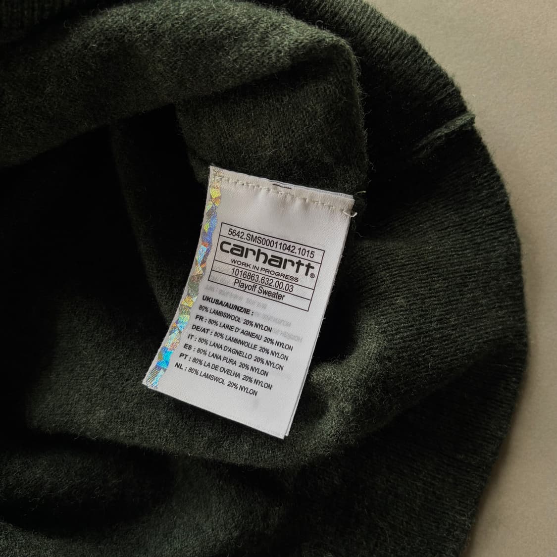 [M]칼하트 WIP 플레이오프 램스울 니트 상품이미지9