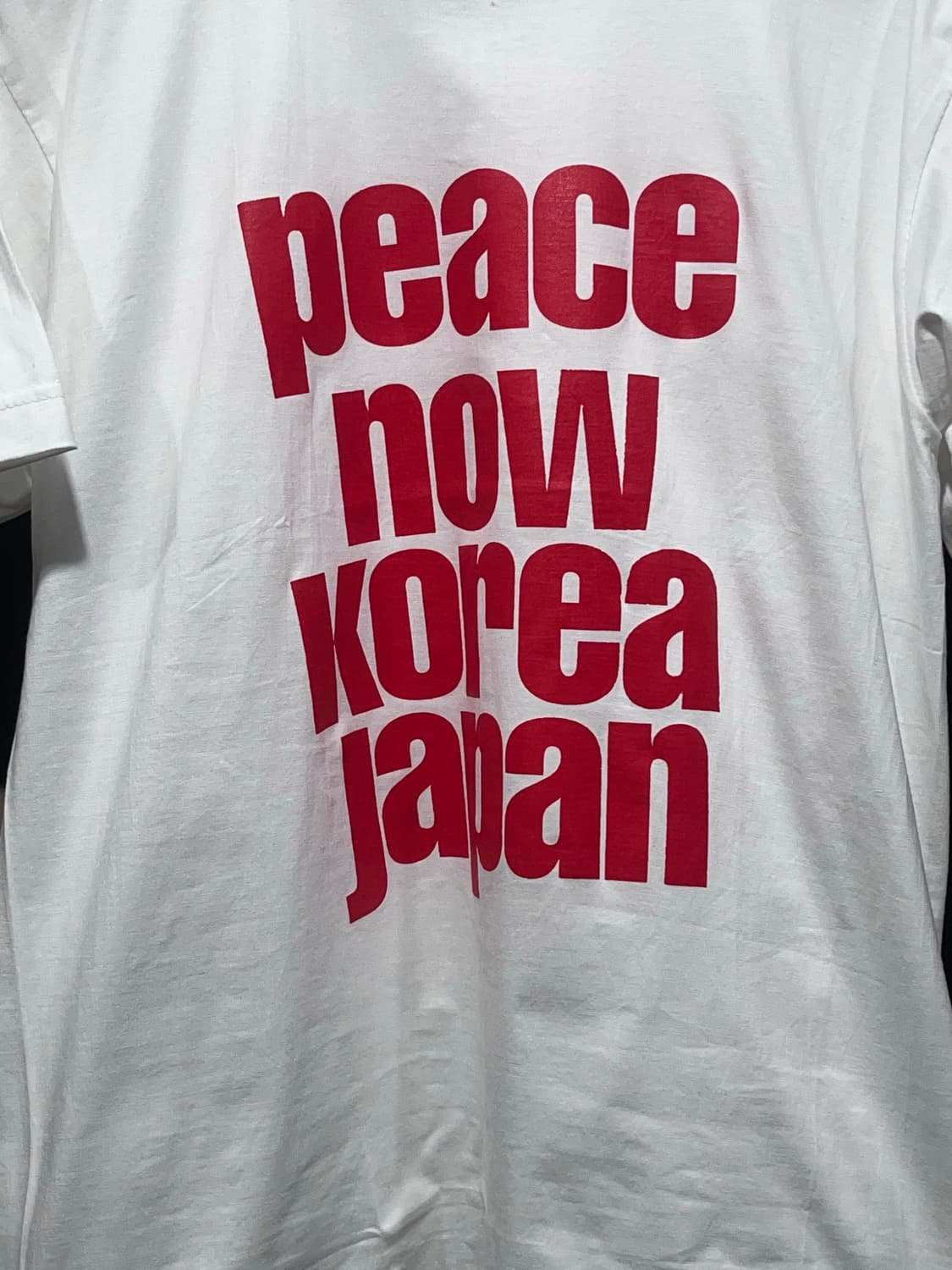 화이트 프린팅 반팔 상품이미지3