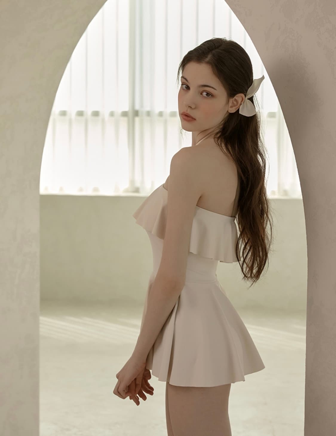 비키니밴더 로나 프릴 플레어 모노키니 상품이미지3