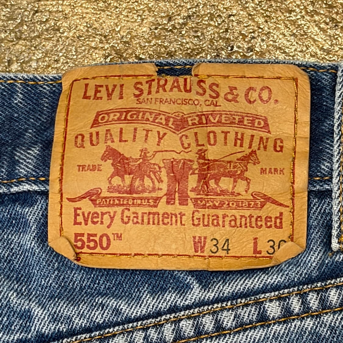 00s USA 빈티지 리바이스 550 청바지 상품이미지10