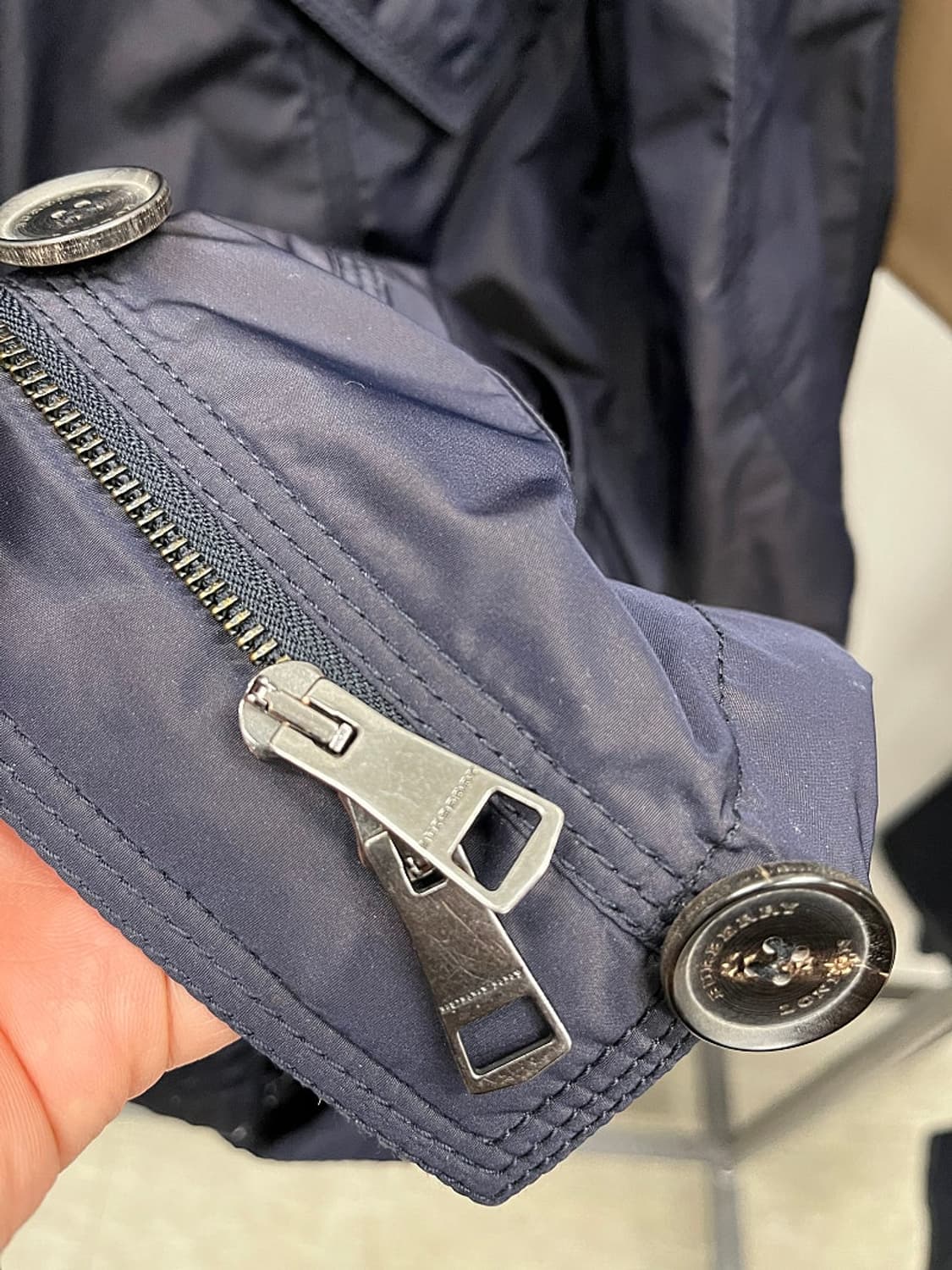 여) 버버리 폭스퍼 야상 사파리 상품이미지8