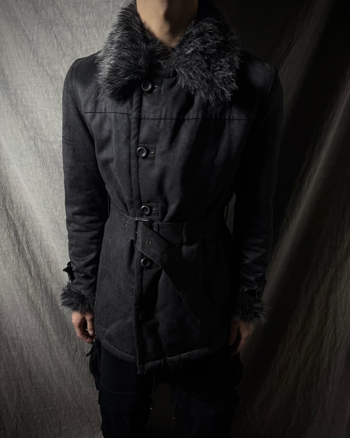 Tornado Mart Fur Belted Coat  상품이미지2