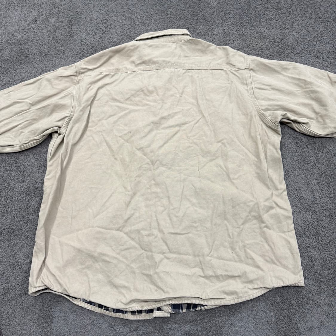 [ 정품/2XL ] 90s 칼하트 오리지널 카라 워크 셔츠 긴팔티 상품이미지3