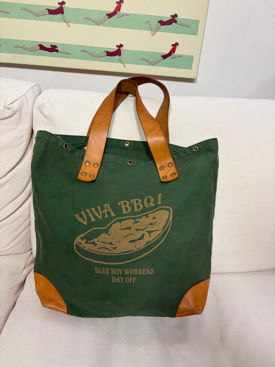 더 슈페리어 레이버(The Superior Labor) 수제 캔버스 토트 상품이미지8