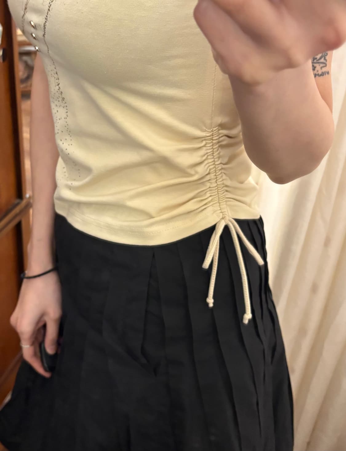 jpn vintage ivory girl sleeveless 상품이미지3