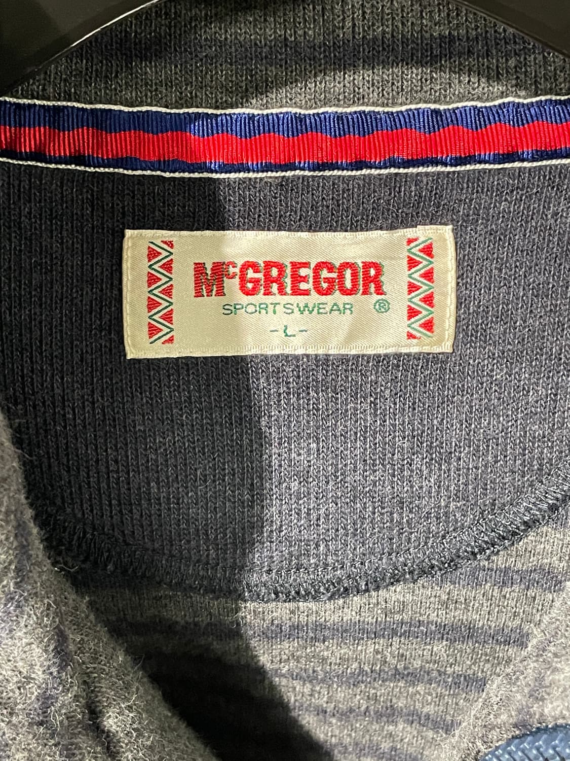 맥그리거 스트라이프 반집업 티셔츠 상품이미지9