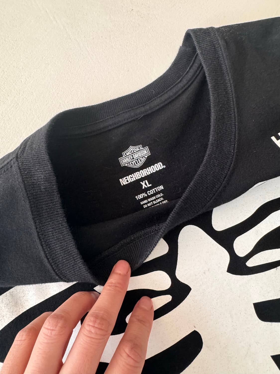 네이버후드 할리데이비슨 콜라보 티셔츠 상품이미지2