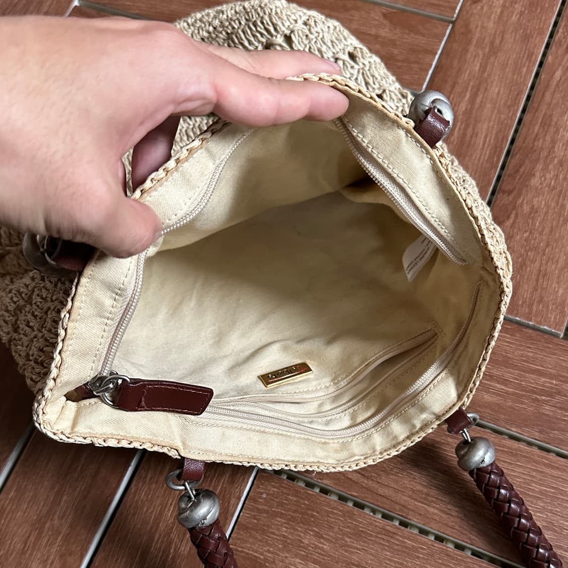 Talbots crochet shoulder tote bag 상품이미지7