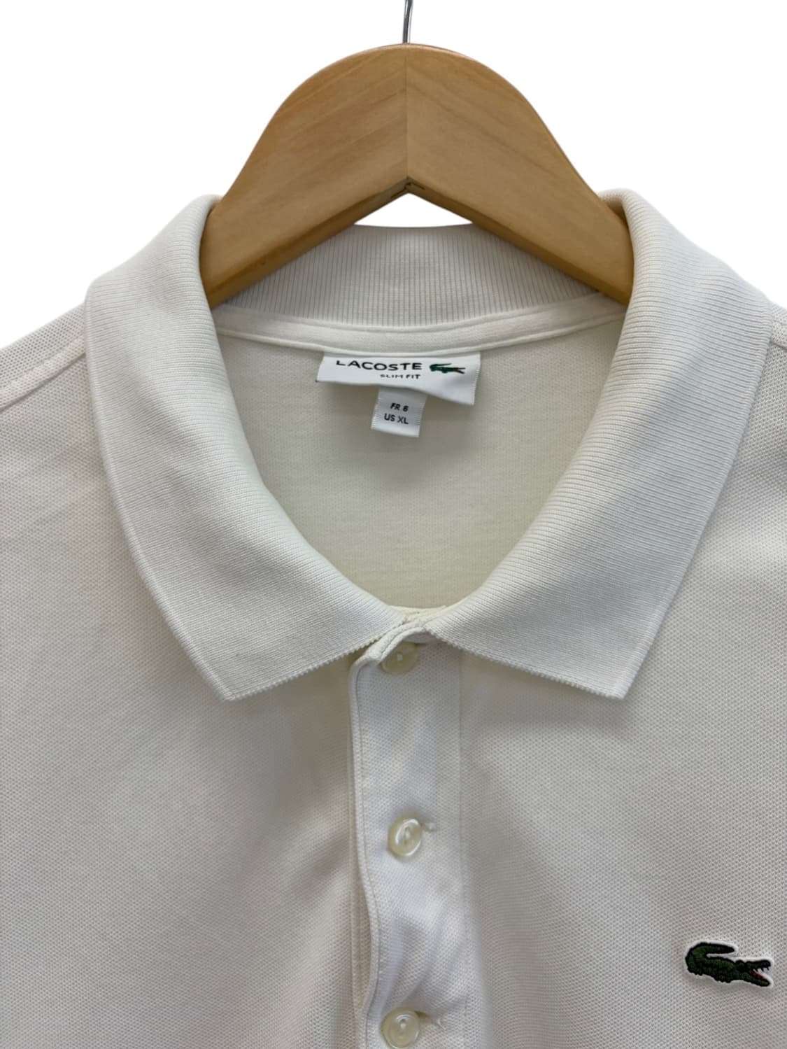 라코스테 피케 반팔티 화이트 (XL) 상품이미지3