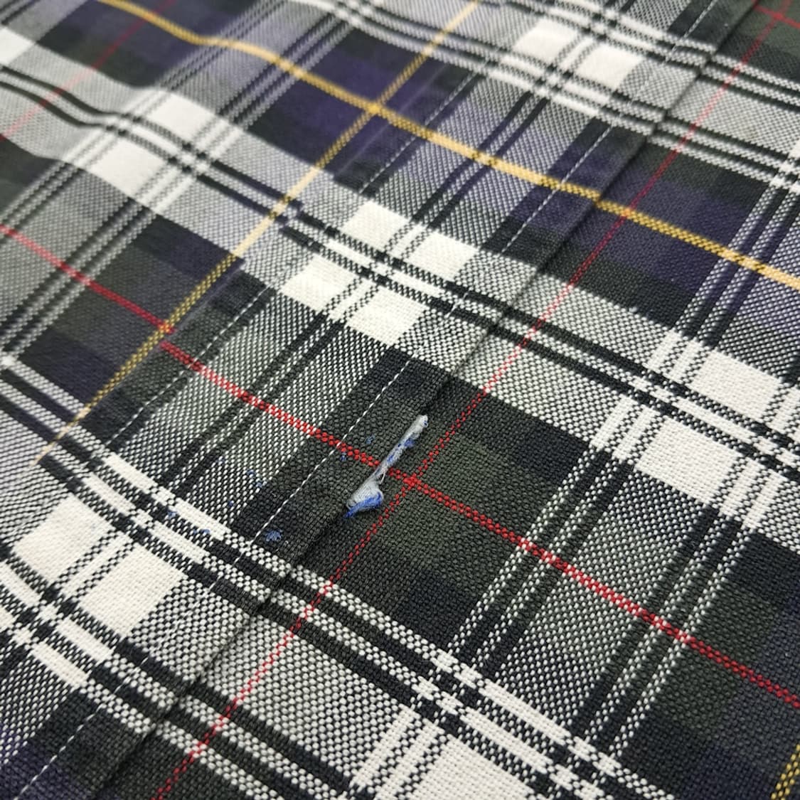 CN854 XL 폴로 랄프로렌 모던 블랙워치 타탄체크 긴팔 셔츠 남방 상품이미지7