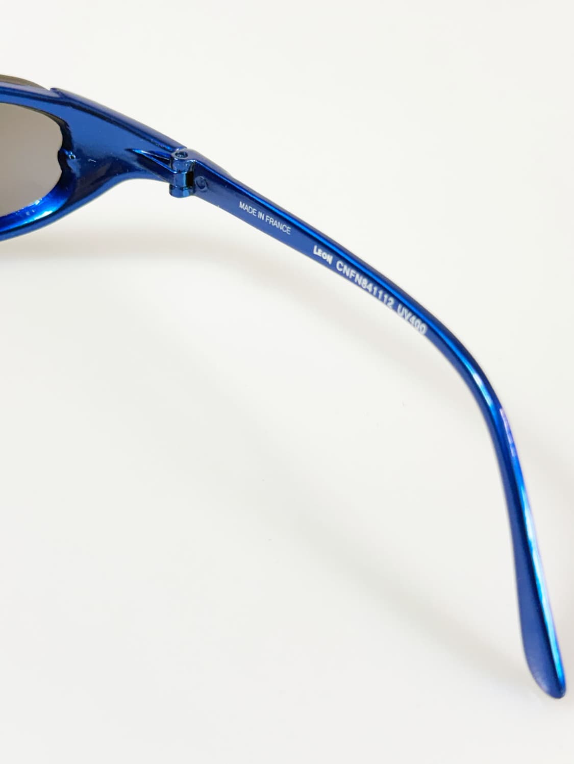 90s LEON 랩어라운드 블루 프레임 빈티지 선글라스 상품이미지6