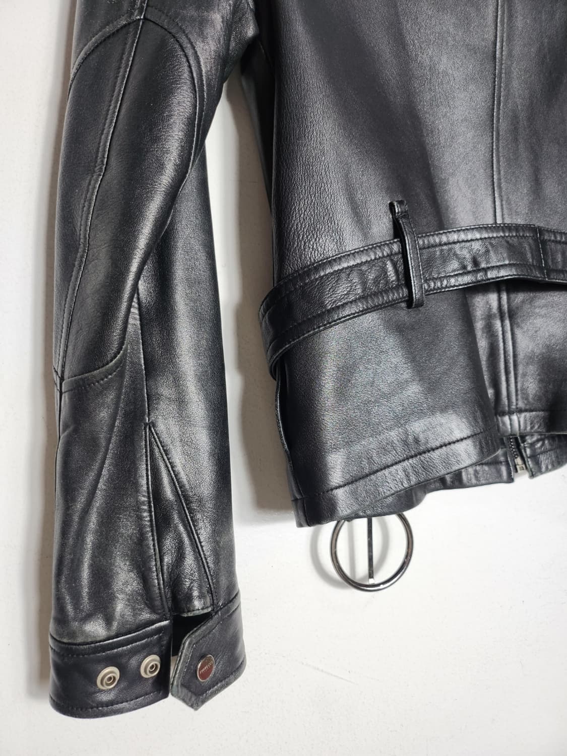 피오루치 가죽 라이더 자켓 상품이미지4