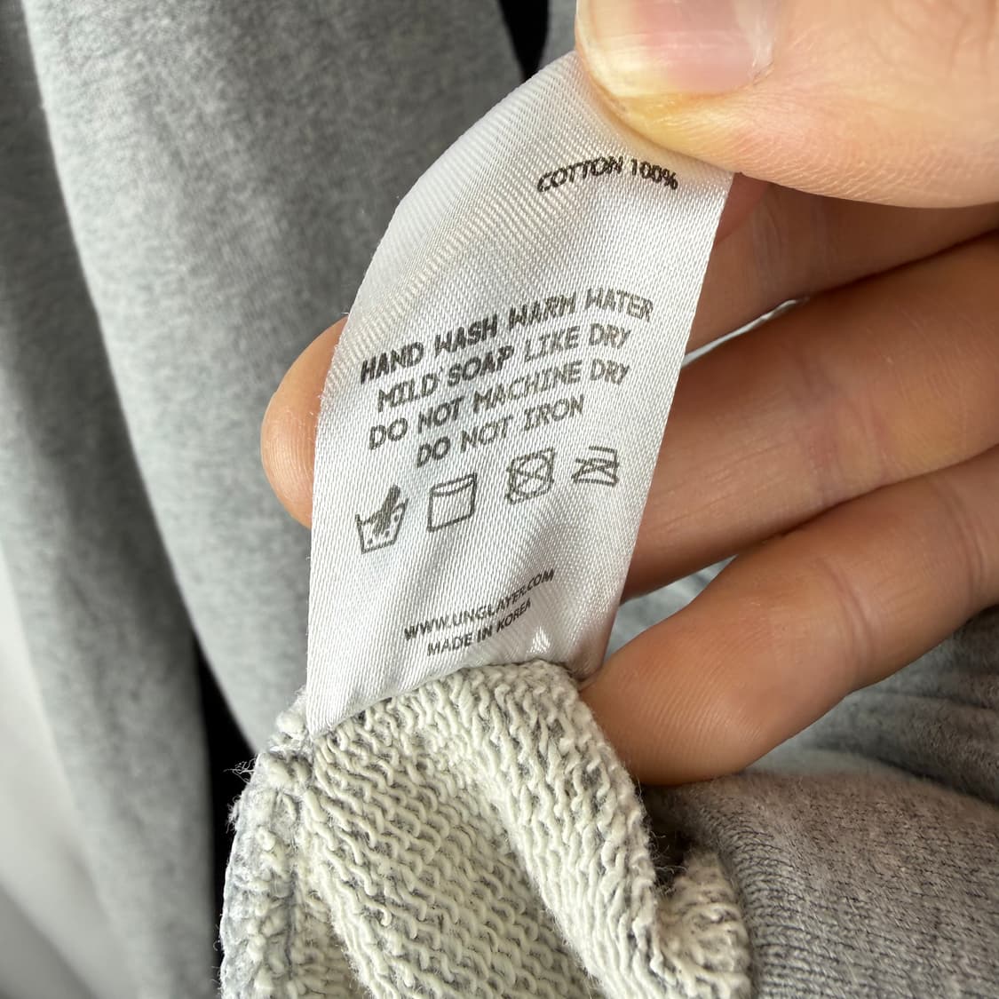 1) 유엔지레이어 투톤 후드 티 상품이미지5