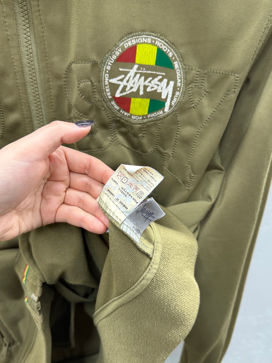 STUSSY 시투시 00s 트랙 자켓 져지 M 상품이미지8