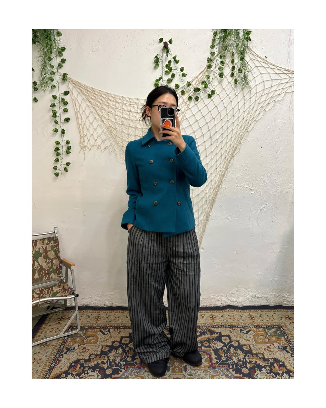 빈티지 울 혼방 자켓 상품이미지1