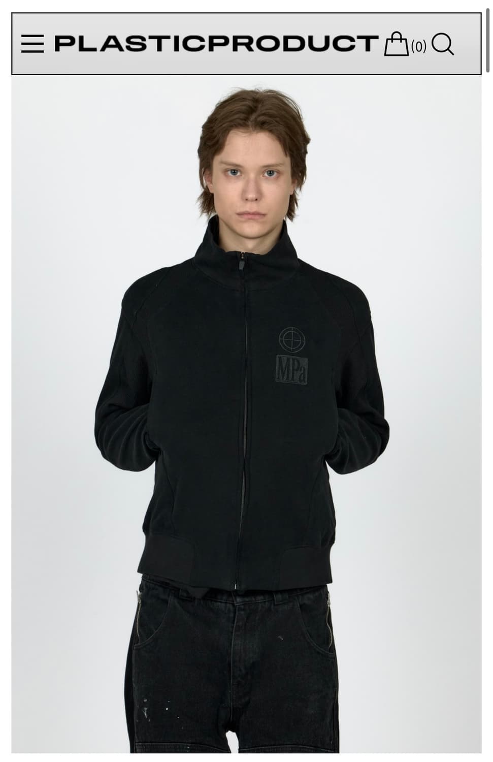 플라스틱 프로덕트 CONTRAST ZIPPED JACKET 팝니다 상품이미지1