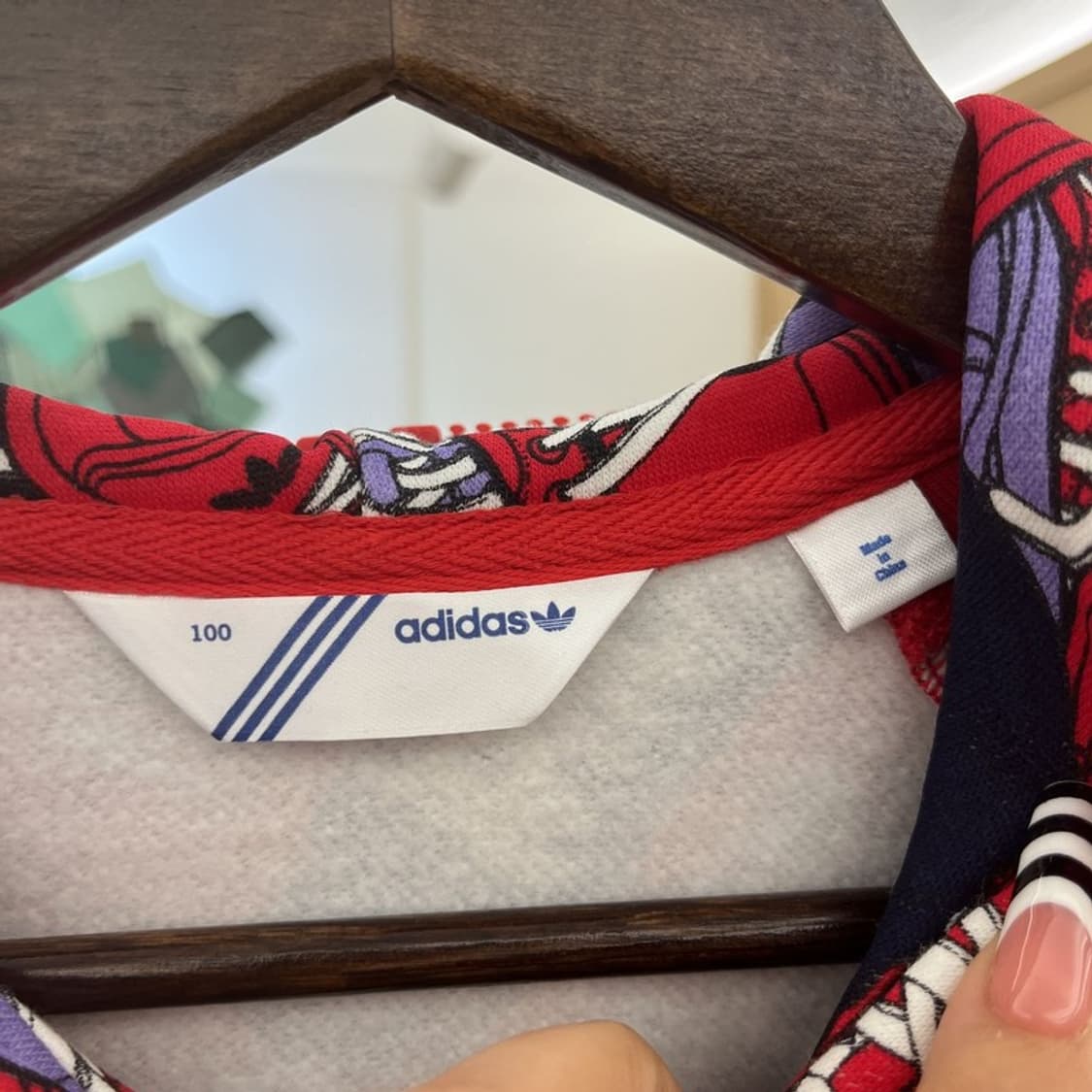 아디다스 오리지날 스트릿 펑크 스니커즈 져지 후드집업 100 C10133 상품이미지5