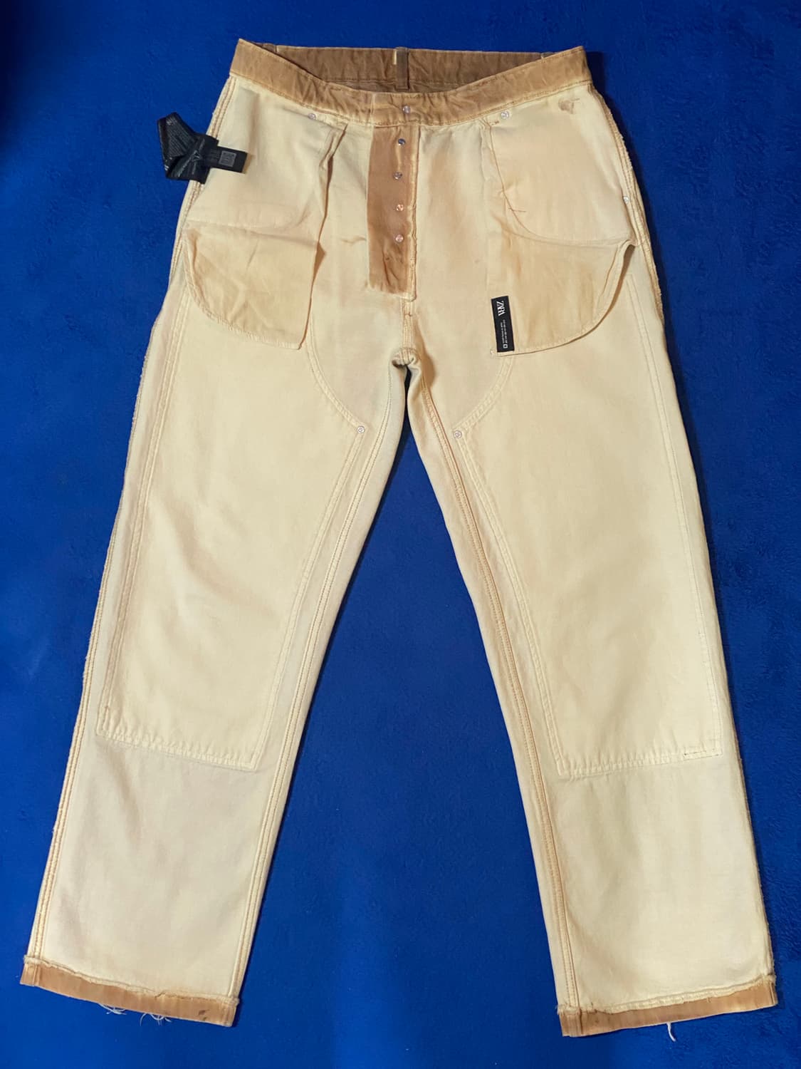 Zara 자라 카펜터 포켓 팬츠 32 샌드 상품이미지4