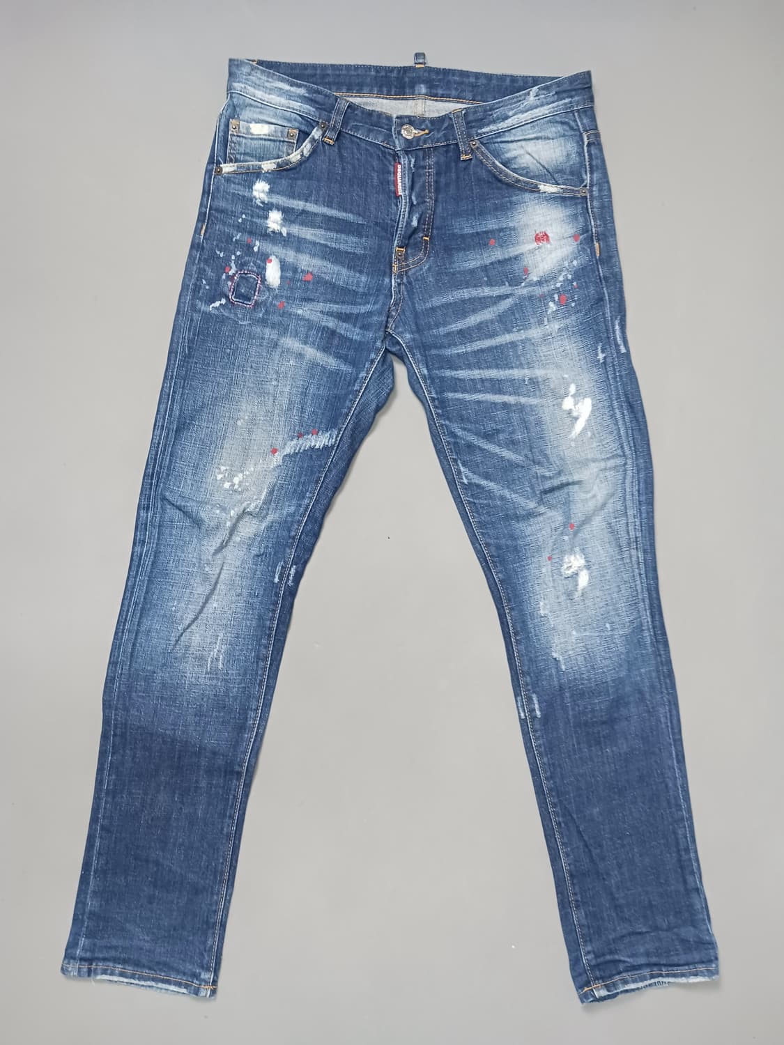 [32] 디스퀘어드2 멀티페인팅 레드탭 쿨가이진 청바지 상품이미지1