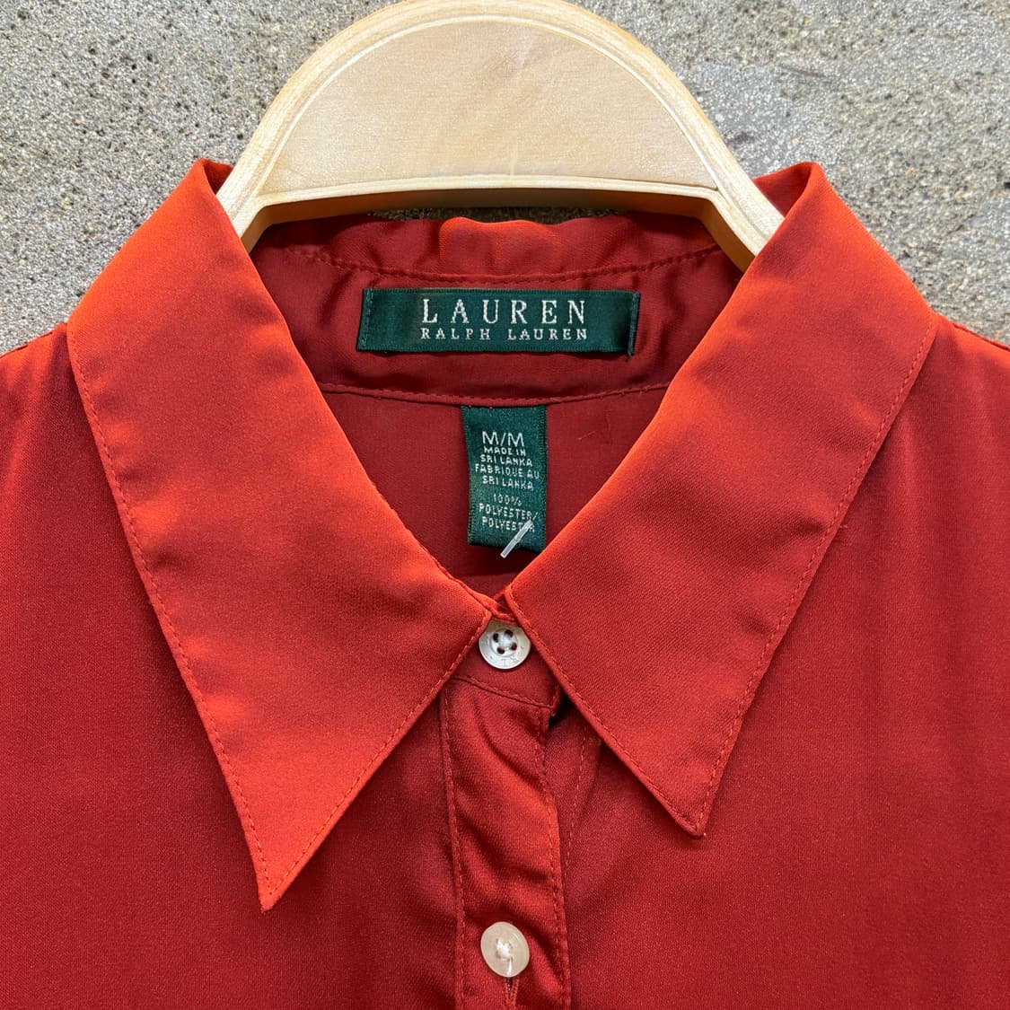 미국 빈티지 폴로 랄프로렌 나일론 블라우스 셔츠  상품이미지5