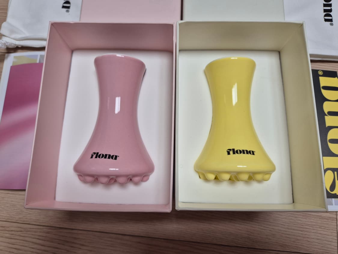 (새상품) 플로나 세라믹 괄사 핑크, 옐로우 상품이미지2