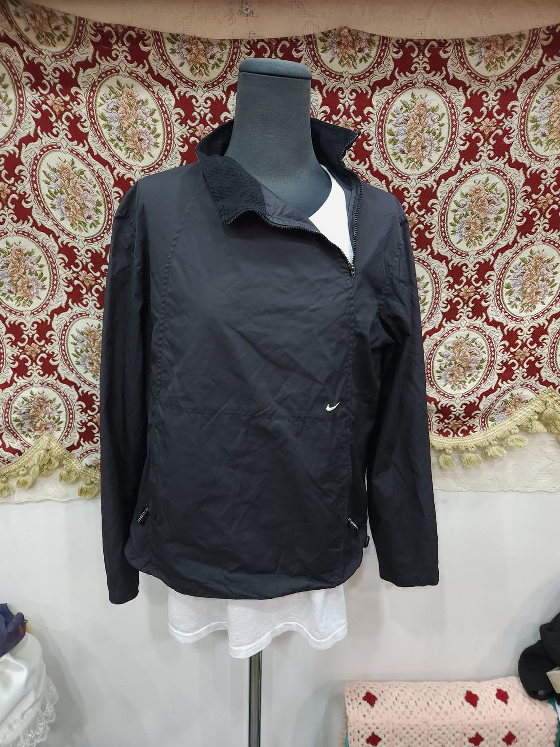  나이키 클리마핏 사선지퍼 웜업 아노락

 상품이미지1