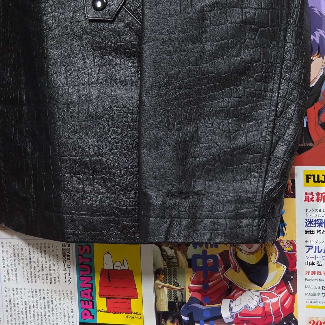 JPN 락시크 파이톤 돈피 리얼레더 가죽 자켓 상품이미지5