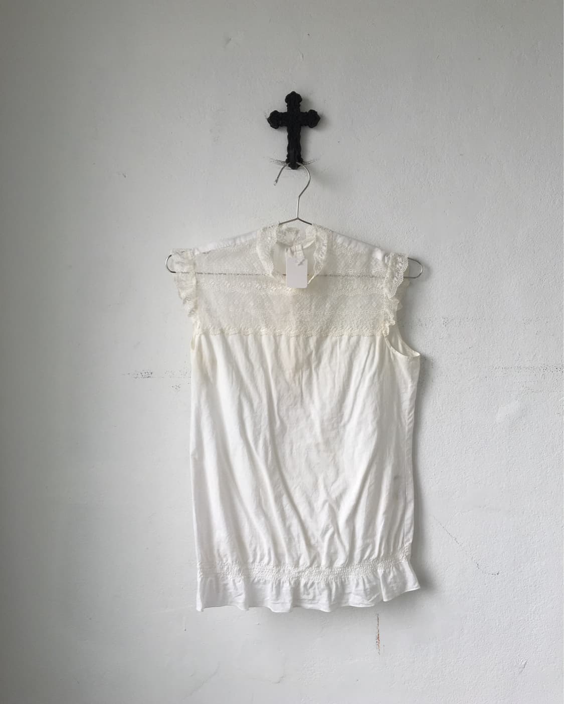 Lace high neck sleeveless 상품이미지2