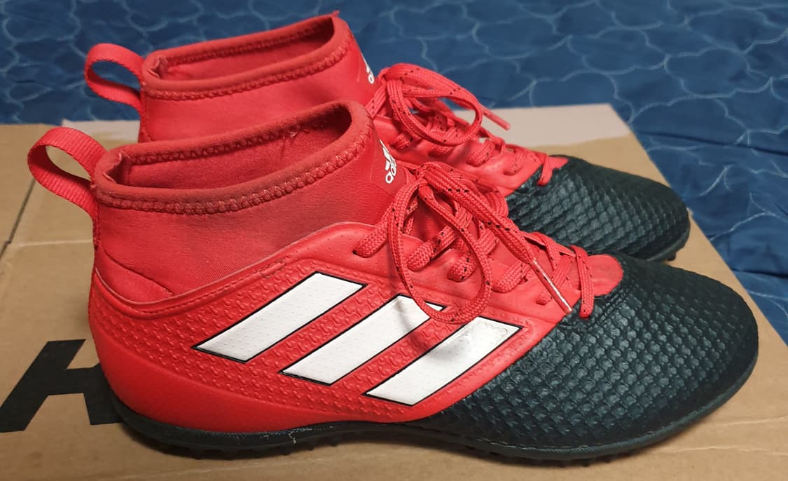 (단종매물) 아디다스 에이스17.3 프라임매쉬TF 풋살화 검빨 (255) 상품이미지2
