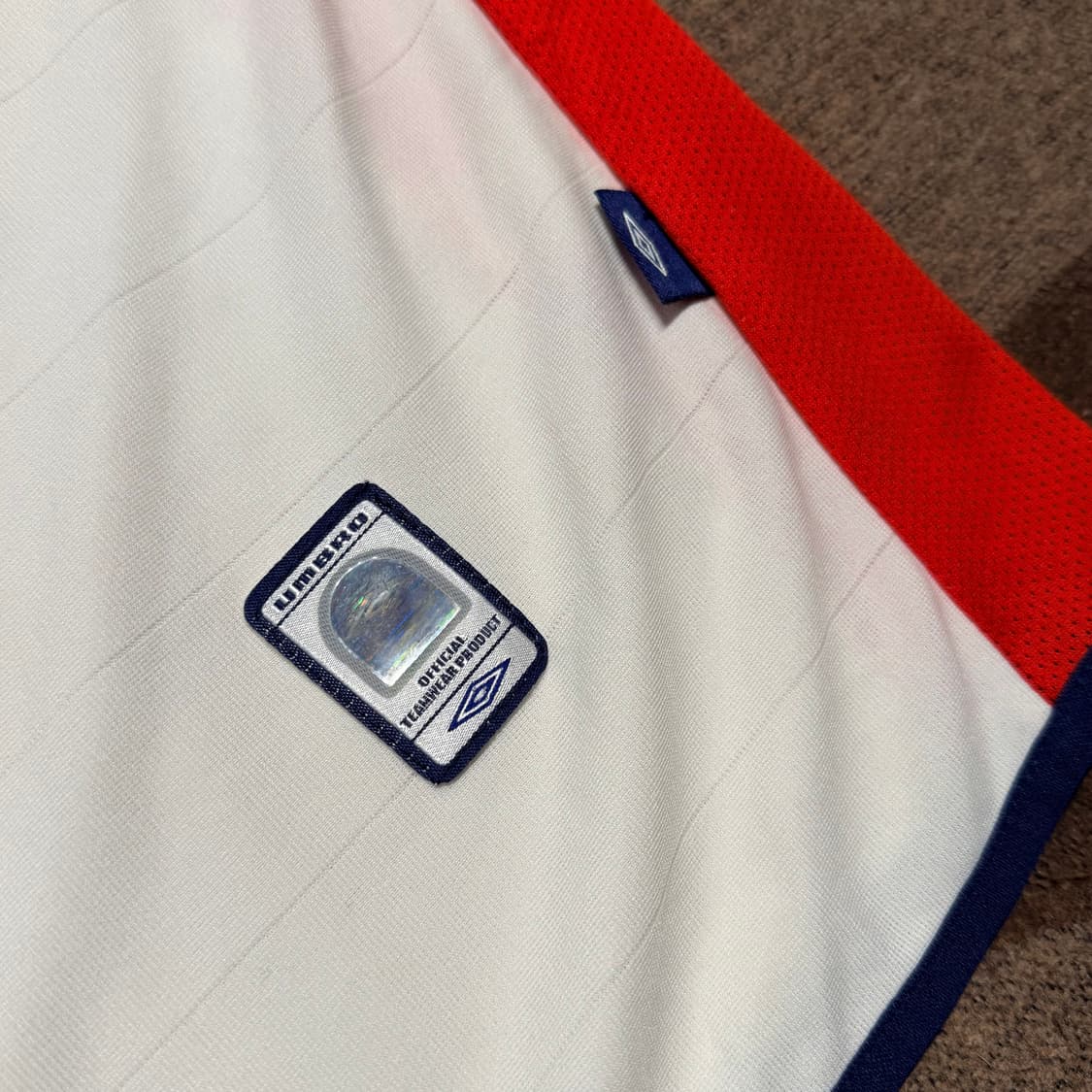 엄브로 잉글랜드 트레이닝 탑 XL 축구 상품이미지2