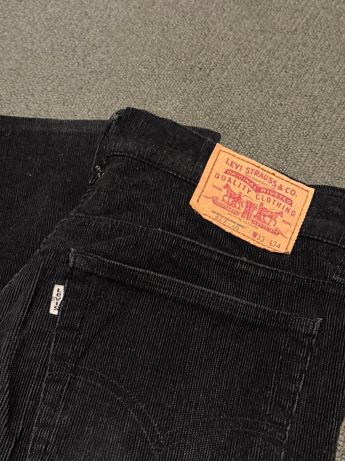 90s 리바이스 517 코듀로이 부츠컷 팬츠 상품이미지1