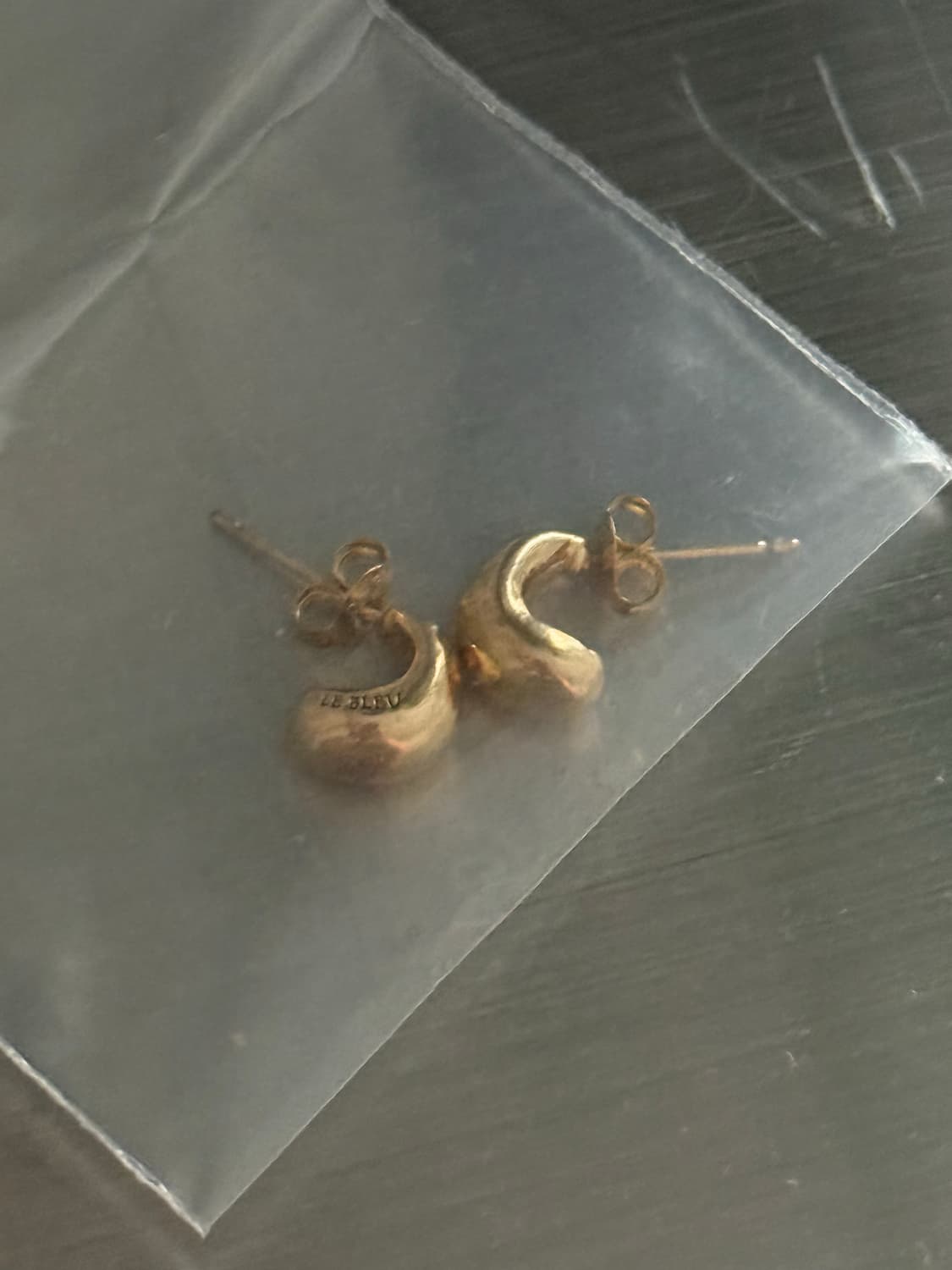 LEBLEU 르블루 mini curve earring (slim) 상품이미지5