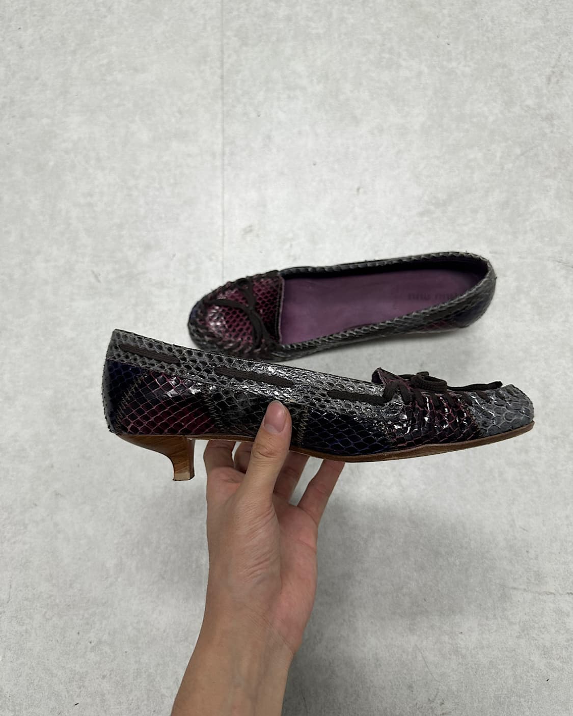 Miu miu 뱀피 상품이미지3