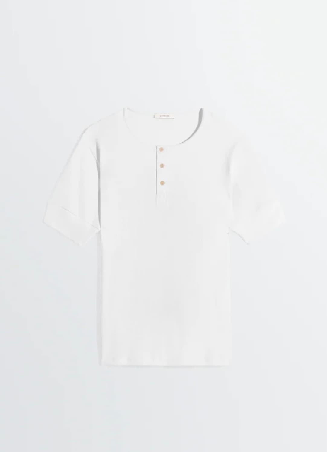 [M,L,XL]르메르 26ss RIB HENLEY 헨리 니트/밀크 상품이미지3