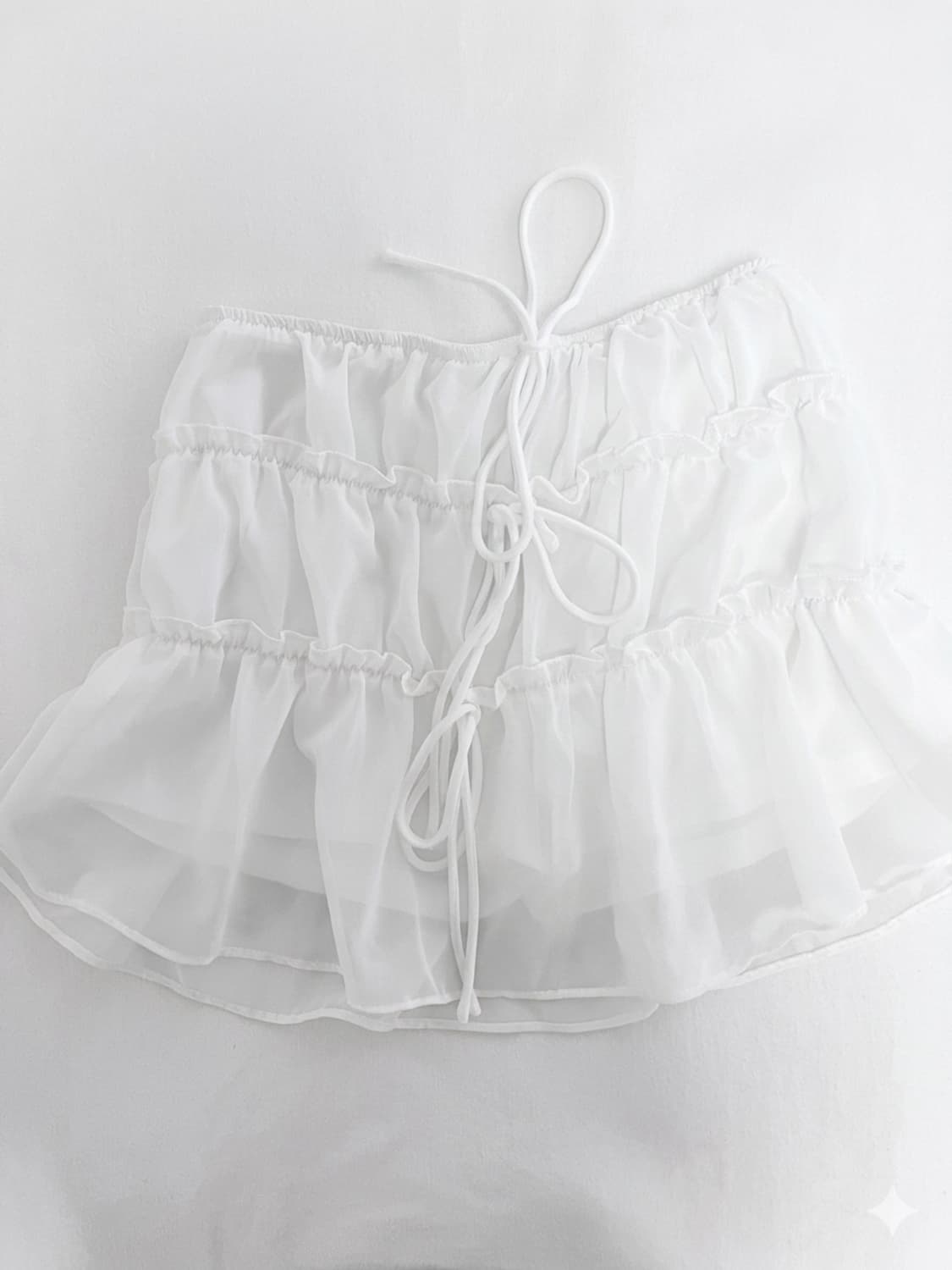 히메갸루 스나계 프릴 셔링 투피스 상품이미지1