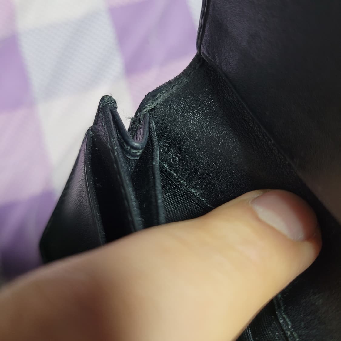 정품 프라다 사피아노 삼각로고 카드지갑 상품이미지8