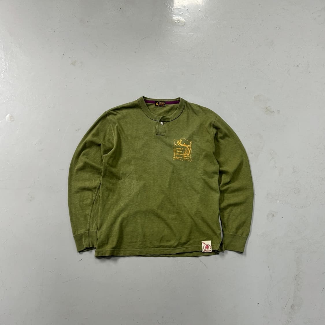 인디언 모터사이클 콘초 프린팅 롱슬리브  상품이미지3