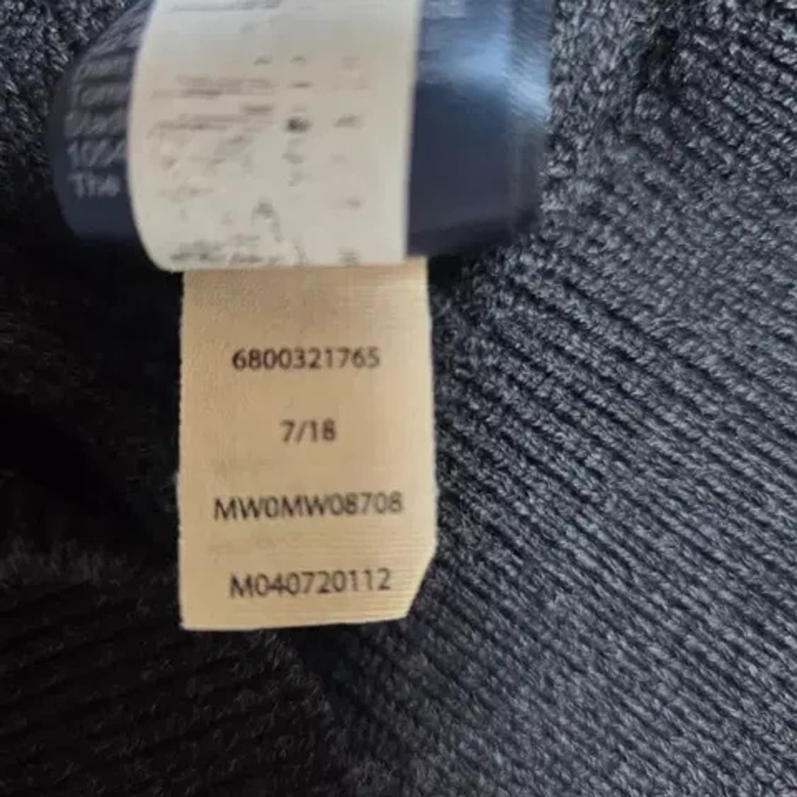 타미힐피거 여성 프리미엄 울 니트 차콜그레이 M 상품이미지5