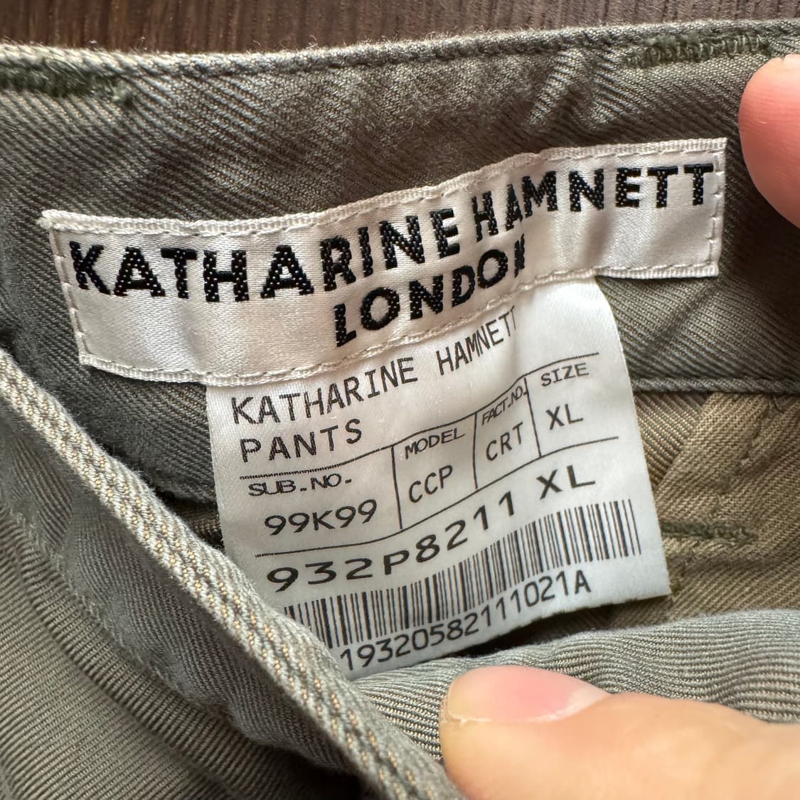 캐서린햄넷 카고바지 상품이미지2