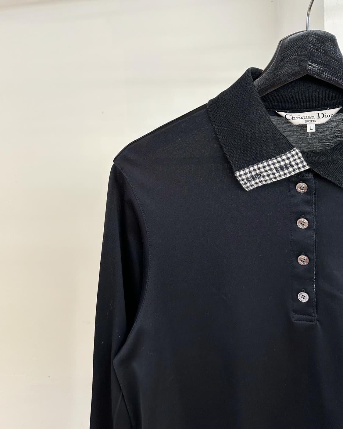 크리스찬디올 스포츠 블랙 코튼 카라티  상품이미지3