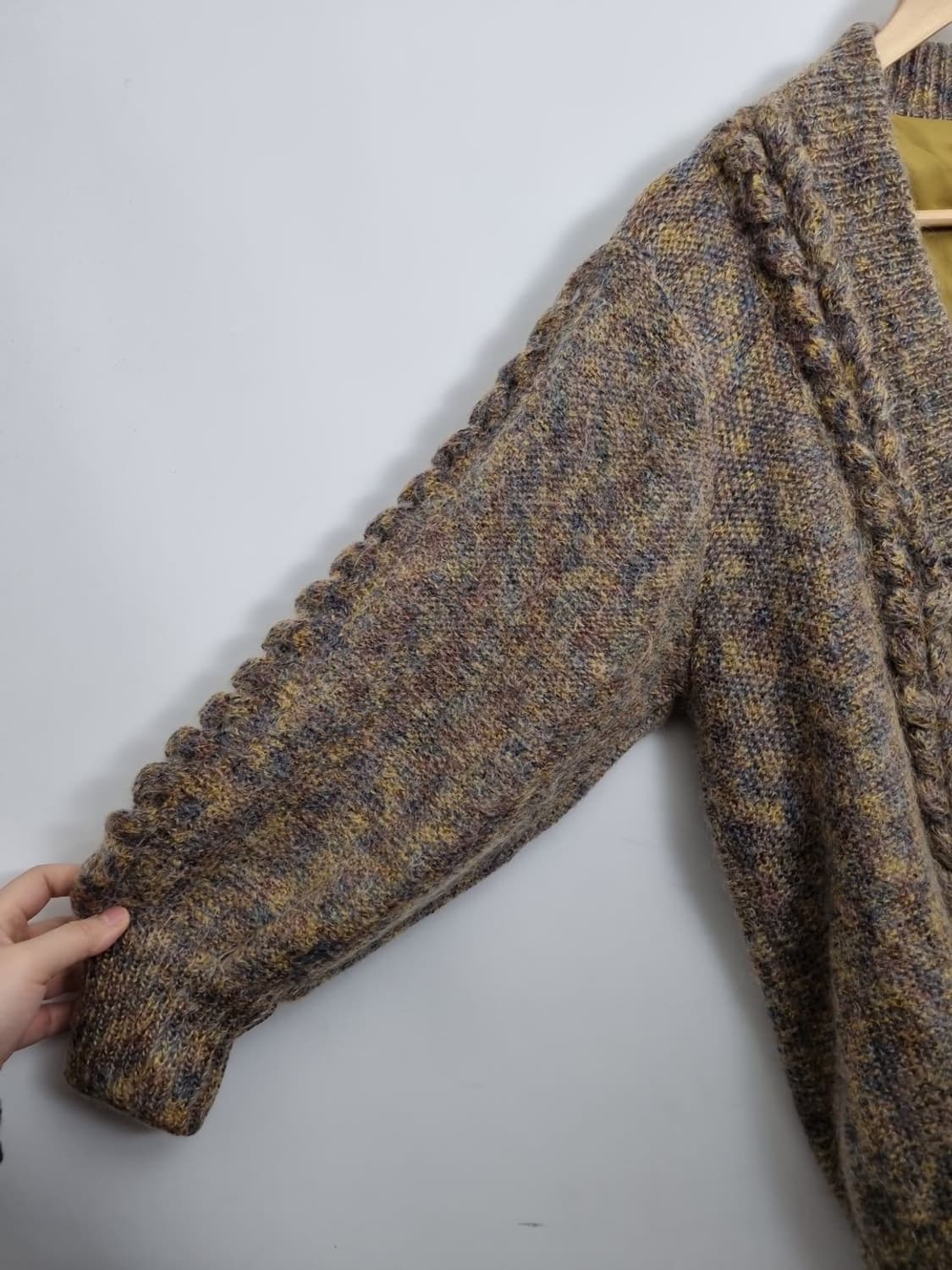 JPN 빈티지 브라운 모헤어 가디건  상품이미지5