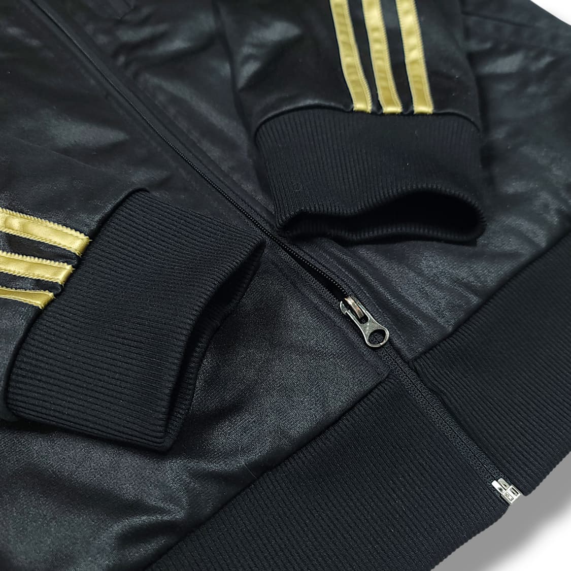 [105] 아디다스 블랙&골드라인 패딩 트랙탑 자켓 상품이미지7