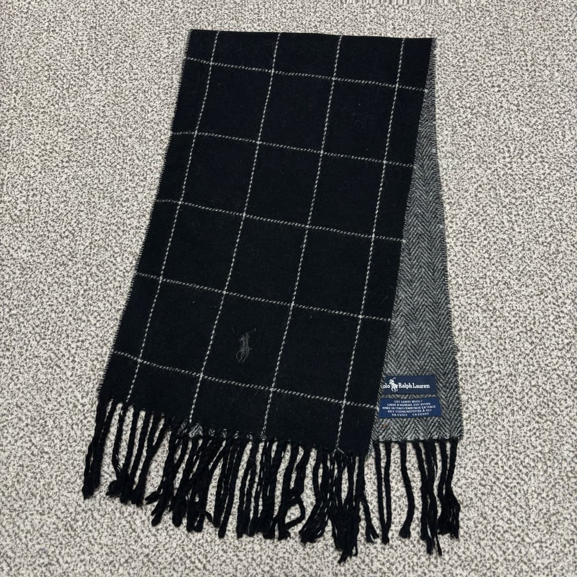 [택포,램스울80] 폴로 랄프로렌 이태리 머플러 목도리 [A+] 상품이미지1