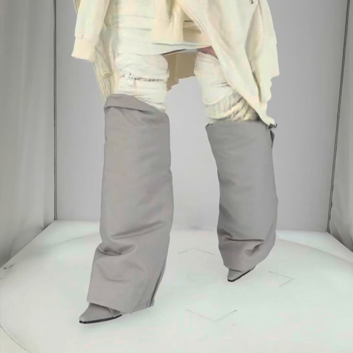 (245) 25AW 모듈웻지힐 + 디테쳐블 오버레이 - 롱 / 블랙 상품이미지1