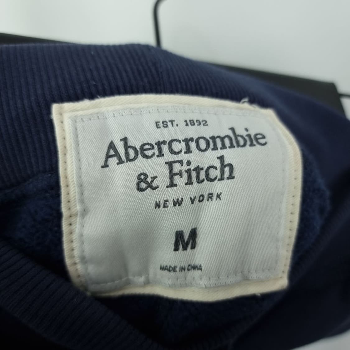 [아베크롬비] Y2K 빈티지 로고 패치 스웻 팬츠 네이비 M20042 상품이미지8