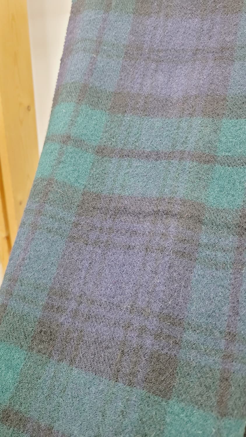 폴로 랄프로렌 체크 머플러 그린 네이비 상품이미지2